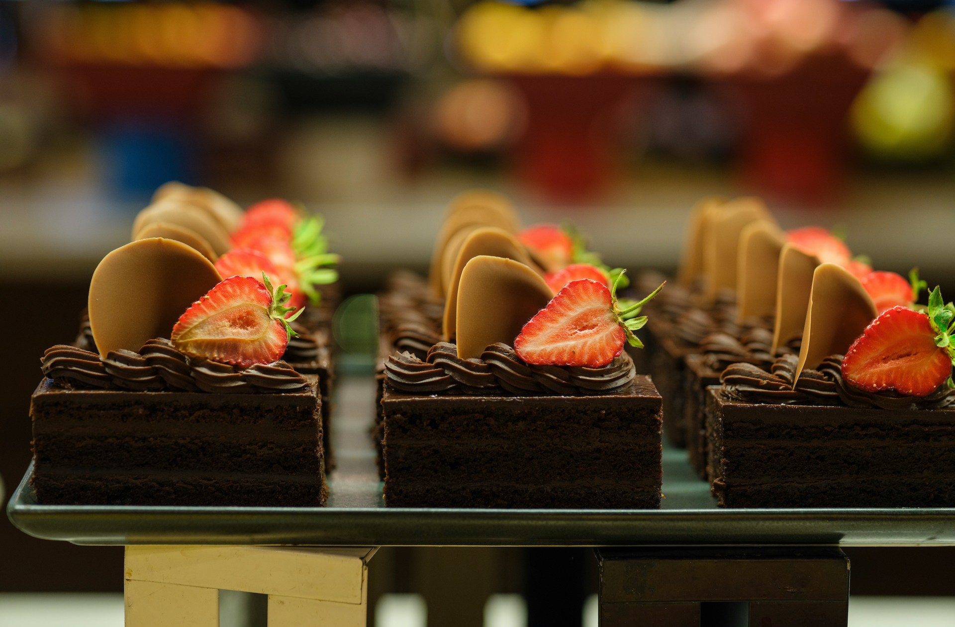 image of deserts on a tray